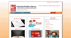 Desktop Screenshot of catalog.houstonlibrary.org