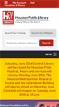 Mobile Screenshot of houstonlibrary.org